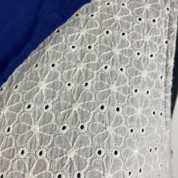 ModCloth 3X White Community Brunch Shirt Dress Cotton Cottagecore Retro 50s - Picture 9 of 10